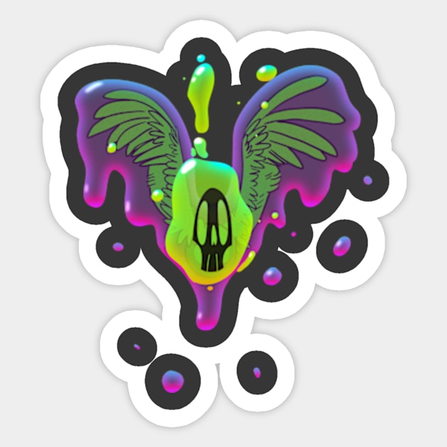 Slime Bird Halloween Sticker by Maze